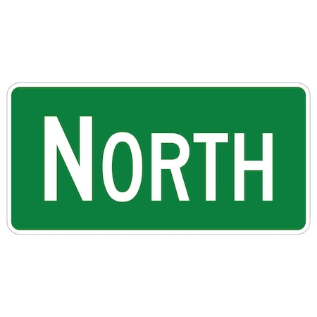 Sign Solutions Usa 18 in Height, 36 in Width, Aluminum, Horizontal Rectangle DUS08HWT3618M3-1GW